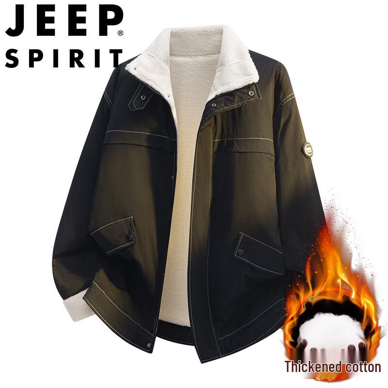 

JEEP SPIRIT Men s Lamb Fleece Winter Jacket 2XL