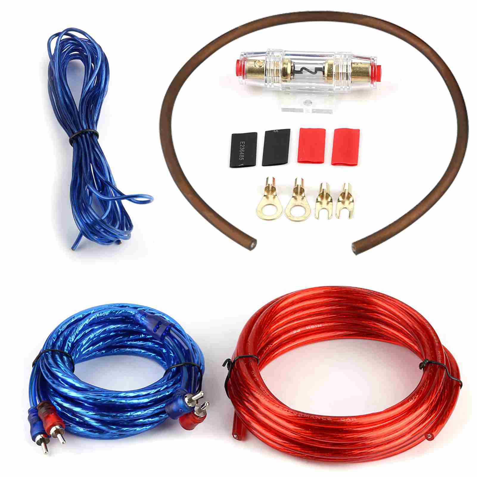 

Car Audio Subwoofer Amplifier Speaker Installation Wire Cable Kit with Fuse