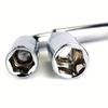 Wheel Brace For Car Universal Telescopic Wheel Wrench Extendable Car Lug Wrenches With 17mm 19mm 21mm 23mm Reversible Sockets