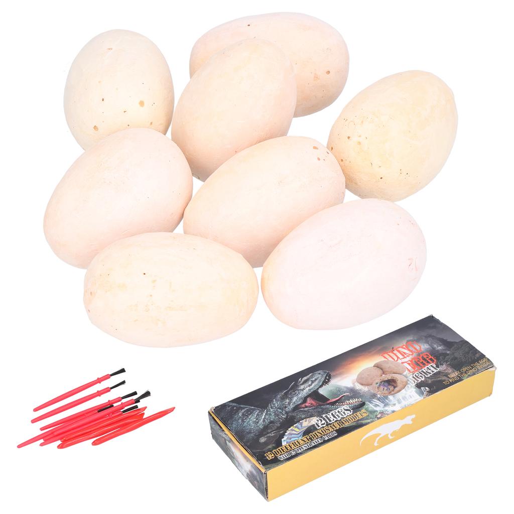 Kit de Săpat Ouă de Dinozaur Arheologie cu Simulare Înaltă Cadou Educativ pentru Băieți Fete Copii Mici