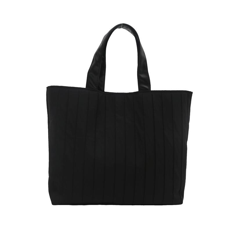 Retro trend solid color handbag bag 2025 new large capacity personality fashion simple commuter underarm tote bag