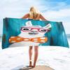 Alpaka Übergroßes Mikrofaser Pool Sandfest Strandtuch Schnell Schnell Trocknend Sandfrei Proof Handtuch Extra Groß Reise Decke Für Kinder