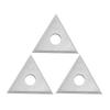 3Pcs 1inch Triangular Double Side Scrapers Blade ,Scrapers Blade,for Removing Paint, Glues, Painting and Rust