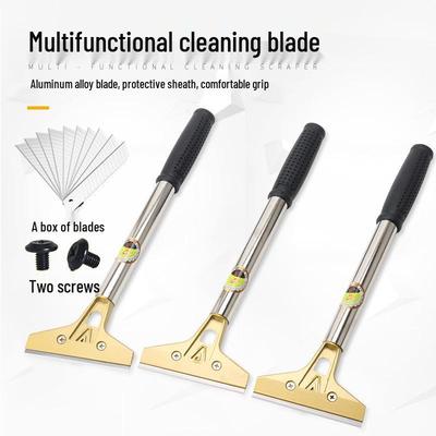 Putty Knife Small Scraper: Glass & Marble Adhesive Remover, Wall & Grout Cleaning Tool