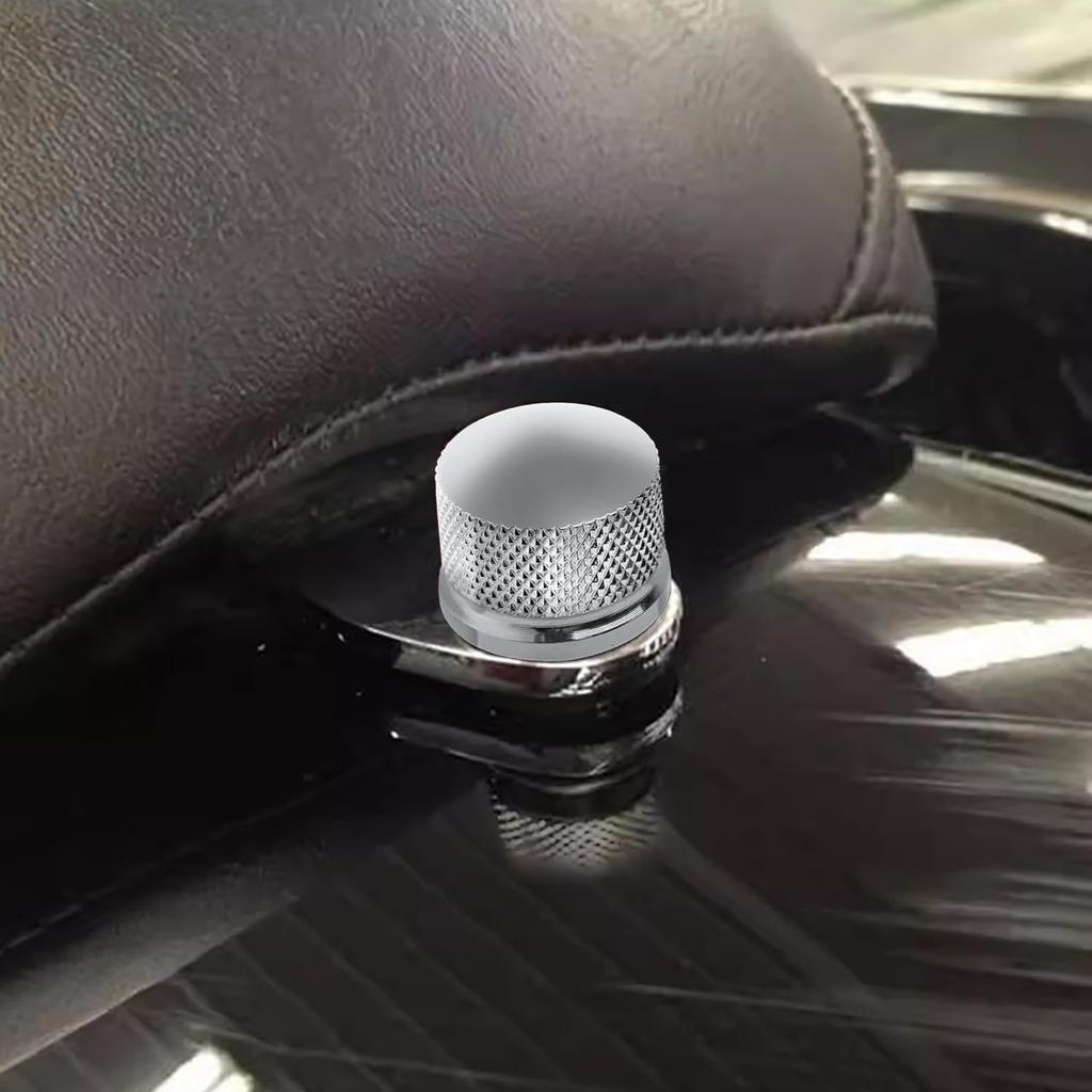 Nakrętki i śruby siedzenia błotnika Śruby Nakrętki Poduszka Śruby i nakrętki mocujące Akcesoria nakrętek siedzenia lokomotywy Pasuje do mocowań 1/4" Harley, Srebrny