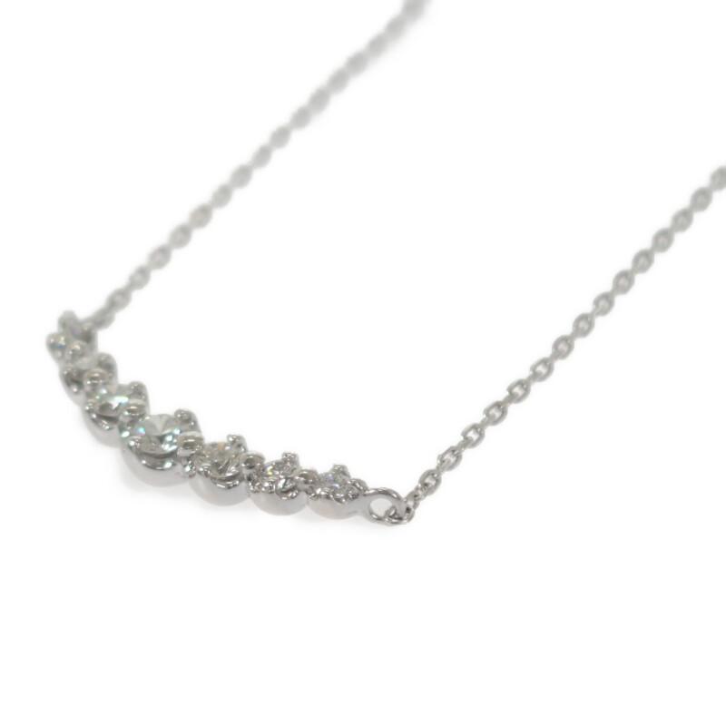 4℃  Necklace K18 White Gold/diamond Women