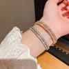 Light Luxury Alphabet Bracelet Copper Plated For Women Fashion Casual Jewelry