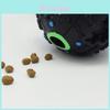 Durable Chew Resistant Dog Toy Enamel Rubber Squeak Ball With Treat Dispenser Puppy Training