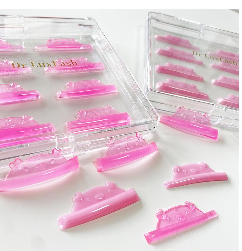 Keratin Eyelash Perm Kit with Silicone Eye Pads and Soft Glue