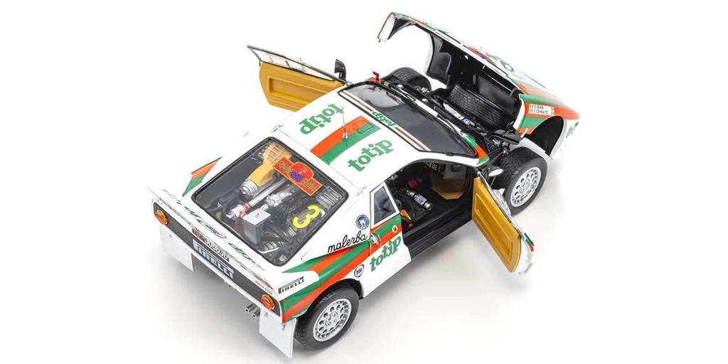 Kyosho Original 1/18 Scale Lancia Rally 037 1985 Elbarallee #3 Finished Product