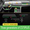 Per Changan CS75 PLUS -2025 Pellicola Protettiva Trasparente in TPU Adesivo Interno Schermo di Navigazione Console Centrale Accessori Auto