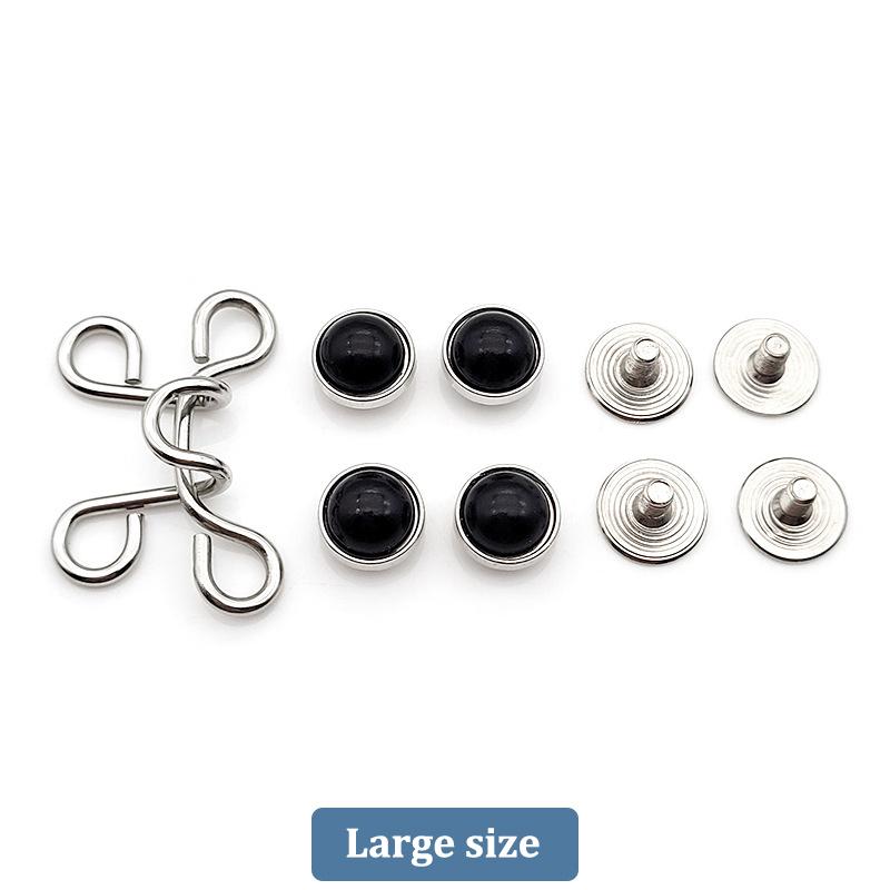 1PC Frauen Rock Hosen Jeans Verstellbare Taille Clip Metall Pins Kleidung Zubehör