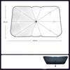 Car parasol car front windshield visor sunshade car with sun block folding sunscreen sunshade