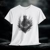 Ashen Sovereign Killer Dark Gothic Horror T-Shirt | Cryptic Skull Throne