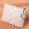 Ladies With Zipper Gift PU Leather Card Case Money clips Key Wallets Women Coin purse Mini Coin Bag