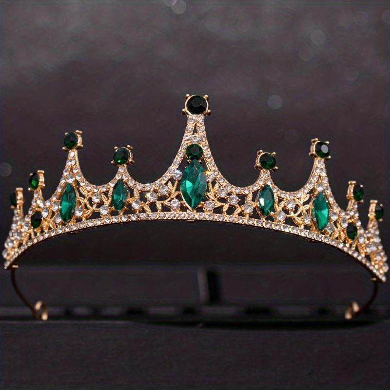 Baroque Crystal Tiaras and Crowns Rhinestone Prom Diadem Headband Crwon Bridal Wedding Hair Accessories Jewelry Crown Tiara Gift