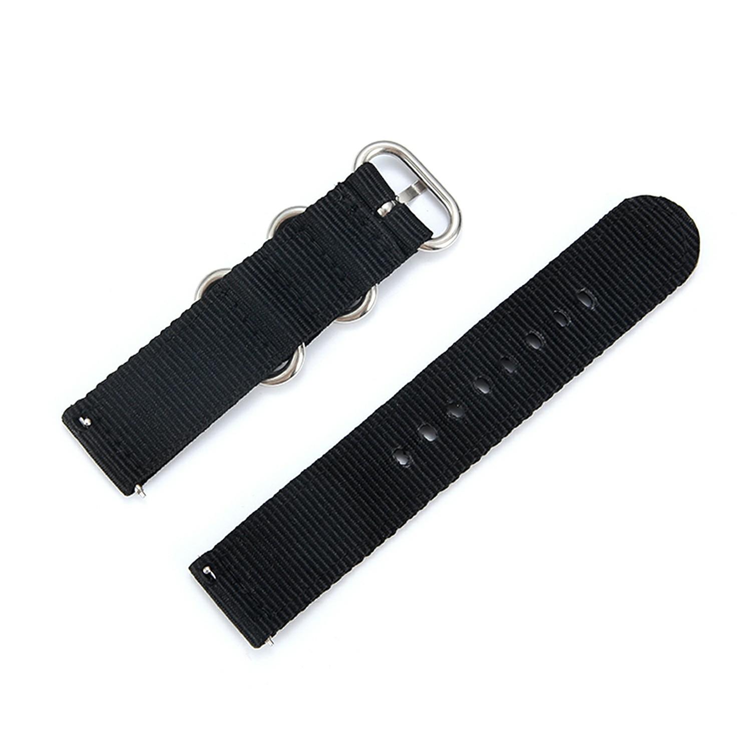 

Nylon Watch Band Metal Buckle with Connecting Rods for Suunto 3 Blue