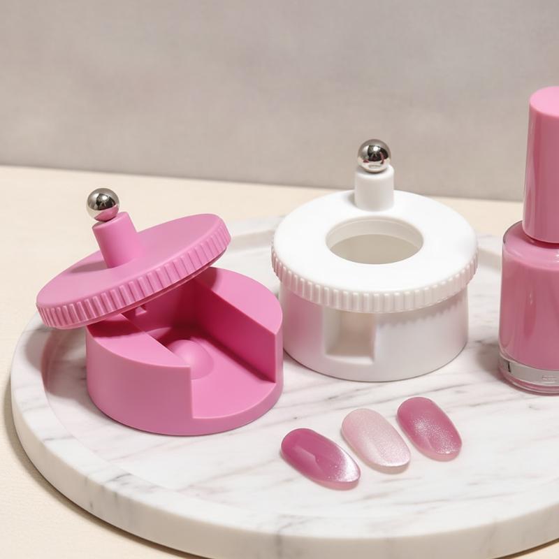 Automatyczne narzędzie do paznokci typu kociego oka, Super mocny obrotowy lakier żelowy do manicure francuskiego, Magnes do koralików szklanych. Narzędzie do zdobienia paznokci DIY dla początkujących