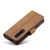 Flip Cards Solt Leather Case For Samsung Galaxy Z Fold 7 6 5 4 3 5G Card Pocket Folding Cover Wallet Book Bag Fold5 Purse Coque