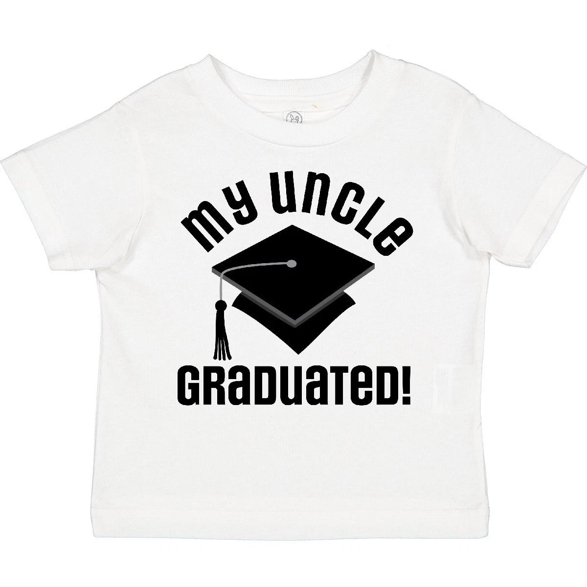 Inktastic Graduation My Uncle Graduated Toddler T-Shirt Graduate Childs Party 140