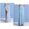 Elegant High Waist Belly Dance Skirt With Side Slit Soft Comfortable Fabric For Women Practice And Performances