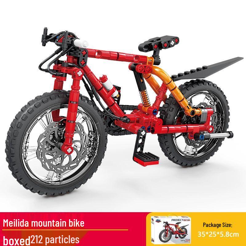 KaiZhi Building Blocks: Children s Mountain Bike Puzzle Toy