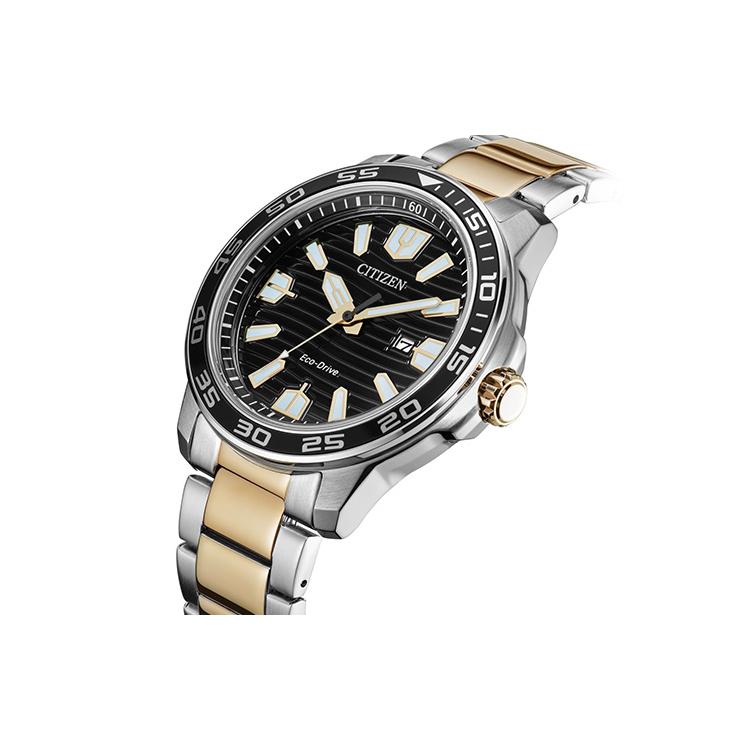CITIZEN Ecology Drive Collection Light Powered Quartz Movement Stainless Steel Strap Watch AW1524-84E