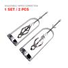 Stainless Steel Nipple Clamps with Chain Adult Sex Toys for Men Women SM Play Erotic Stimulation Pair