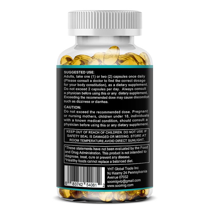 Omega-3 Total Fish Oil 3300mg, Dietary Supplement 120 Capsules Per Bottle