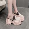 Fashion New 2025 Mesh Slippers Slip On 10CM Platform Wedge Sandals Women Summer Breathable High Heels Chunky Sneakers Woman
