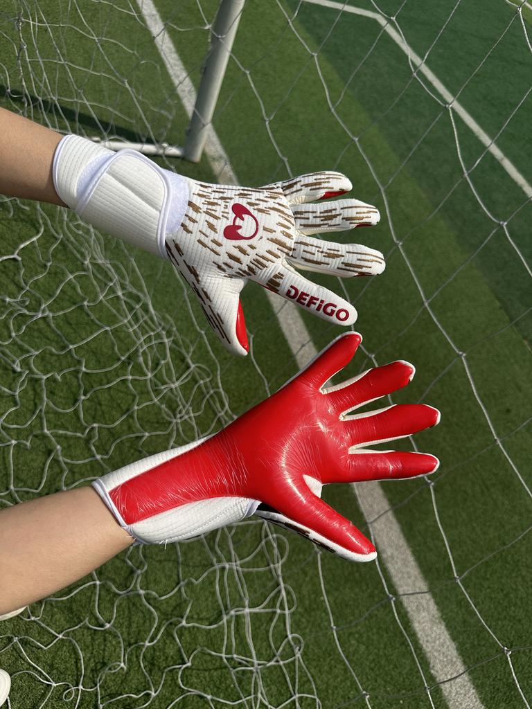 Nuovi Guanti da Portiere da Calcio, Guanti da Portiere di Grado Partita, Guanti da Allenamento in Lattice Antiscivolo Per Adulti e Bambini
