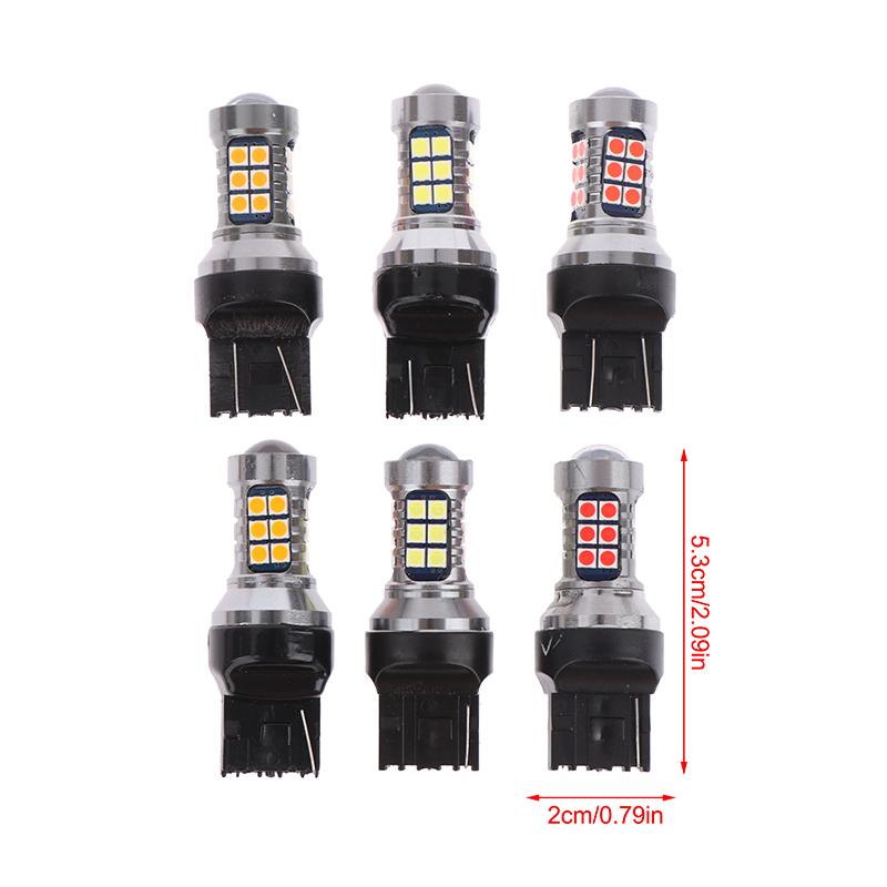 1Pcs T20 LED 7440 7443 Led WY21W W21W Led Bulbs Car LED Bulbs Signal Lamp T20 27SMD 3030 Backup Brake Reverse Parking Lamp Bulbs 7