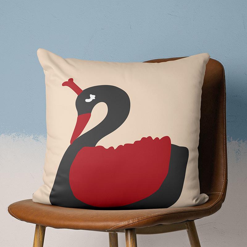 

New Year s Celebration, Super Short Velvet Pillowcase, Wedding Good Luck, Great Fortune, Wedding and Engagement Decoration, Pillow and Cushion 45 * 45Cm