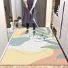 Entrance Door Mat Dirt Resistant Living Room Carpet Easy To Maintain Door Mat Anti Slip Foot Mat