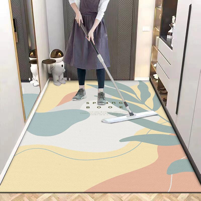 Entrance Door Mat Dirt Resistant Living Room Carpet Easy To Maintain Door Mat Anti Slip Foot Mat