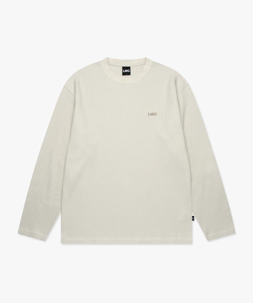 LMC Waffle Og Long Slv Tee Sand