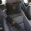 For Lamborghini Urus Huracan Aventador PremiumSuede Car Cervical Spine Headrest Neck Pillow Seat Belt Protect Shoulder Pads