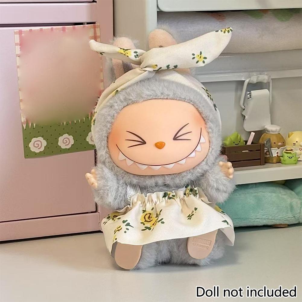 

Миниатюрный красочный комбинезон для кукол Лабубу 17 см. Симпатичная одежда для кукол своими руками, модные аксессуары, милый наряд, подарки для девочек, друзей 06#