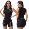 Jednodílné plavky Dámská vesta Surfing Suit na zip Potápěčský oblek Sport