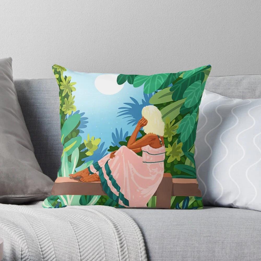 Modern living room sofa Home bed pillow case blue Beach style pillow case  decorative home pillow case cushion cover