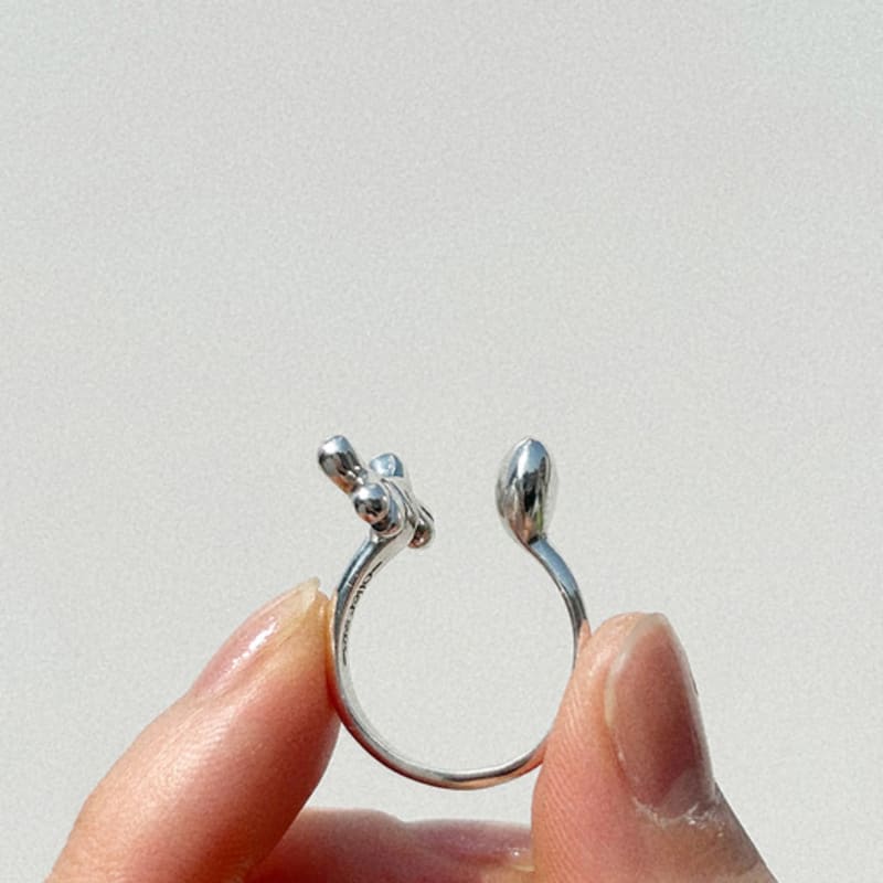 Plier Heart Wing Ring