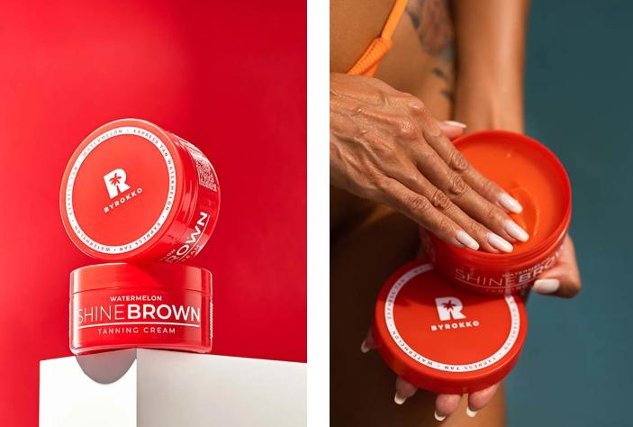 Byrokko Shine Brown Watermelon Super Fast Bronzing Cream 200ml