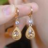 Personality Unique Design Durian Earrings Ear Buckles, Simple Water Drop Earrings Temperament Versatile Earrings Women