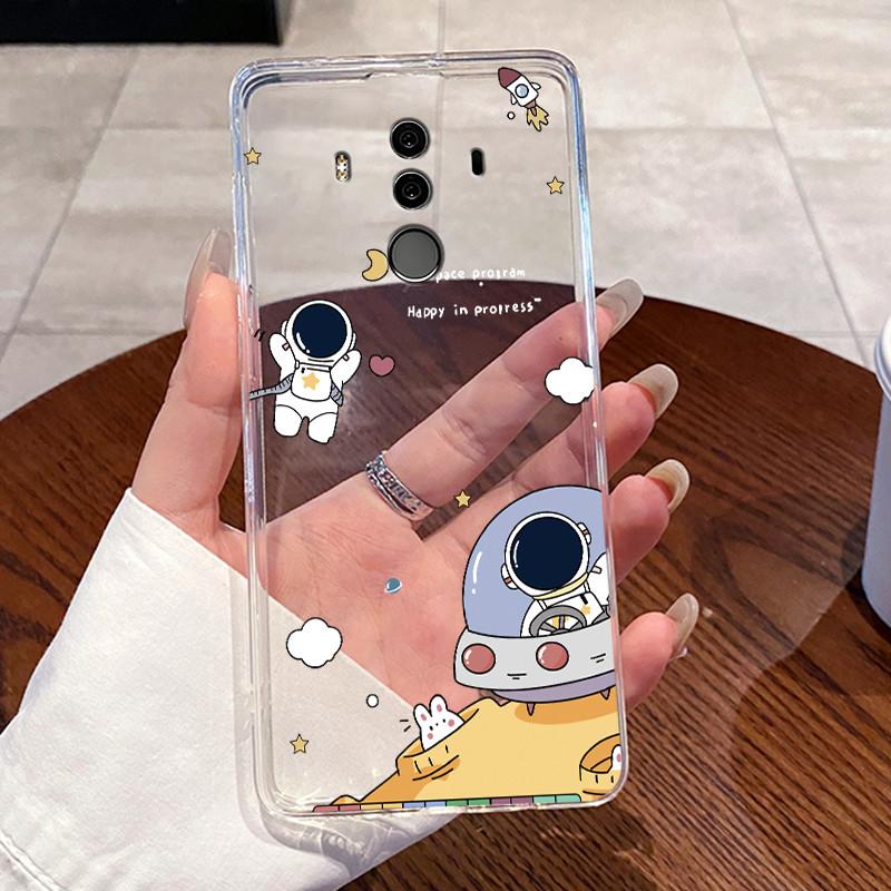 For Huawei Mate 10 Pro Capa Huawei Nova 2i Fundas Huawei Mate 10 Lite Covers Clear Silicone Soft TPU Coque Cute Cat Phone Case