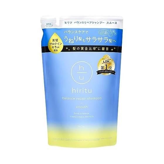 hiritu Balance Repair Shampoo Smooth Refill Makes frizzy hair smooth Hair Beautiful Protein Serum Balance Keep Serum PPT-based Cleaning Ingredient