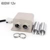 600W/800W 12V/24V bærbar bilviftevarmer Frontrute Frostfjerning Defroster