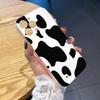 Cow Printed Phone Case for iPhone 17 Air 16 15 14 13 12 11 Pro Max Plus Mini Xs X 8 7 Soft Transparent Cover Fundas Accessory
