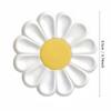1PC Daisy Coaster Silicone Material Cute Flower Shaped Heat-resistant Dual Color Coffee Coaster,suitable for Holiday Gifts
