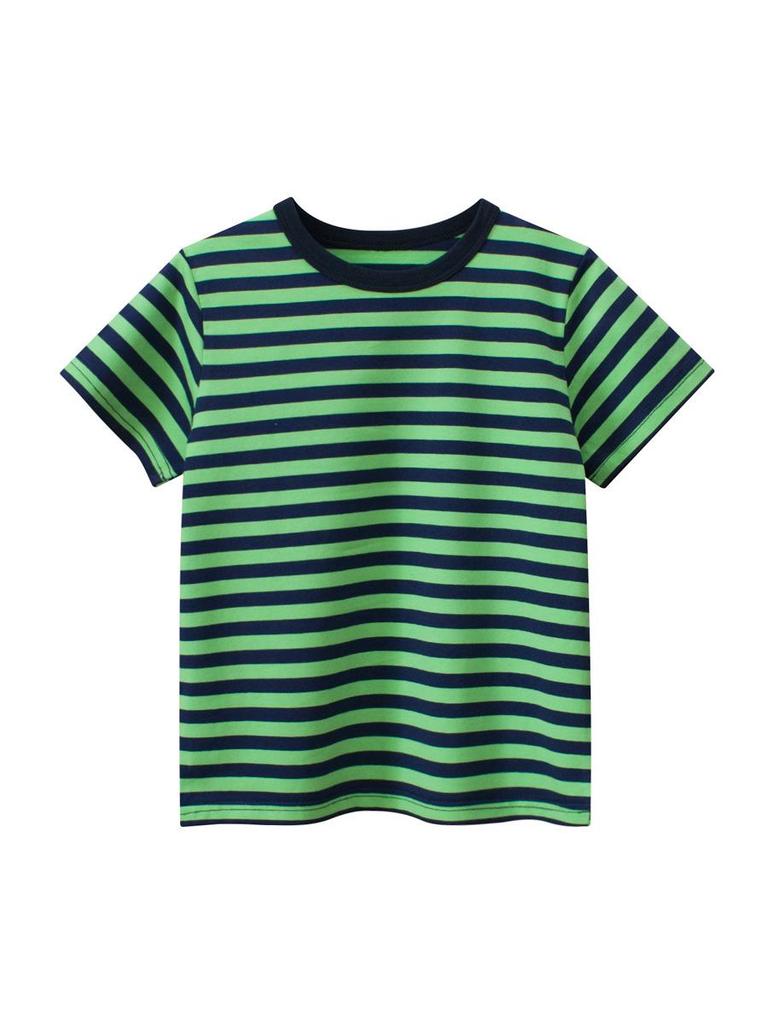 27kids Summer Striped Short Sleeve T-shirt for Children