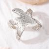 Multipurpose Gold Tone Starfish Bracelet for Trendy Women Offering Adjustable Fit and Sturdy Alloy Construction